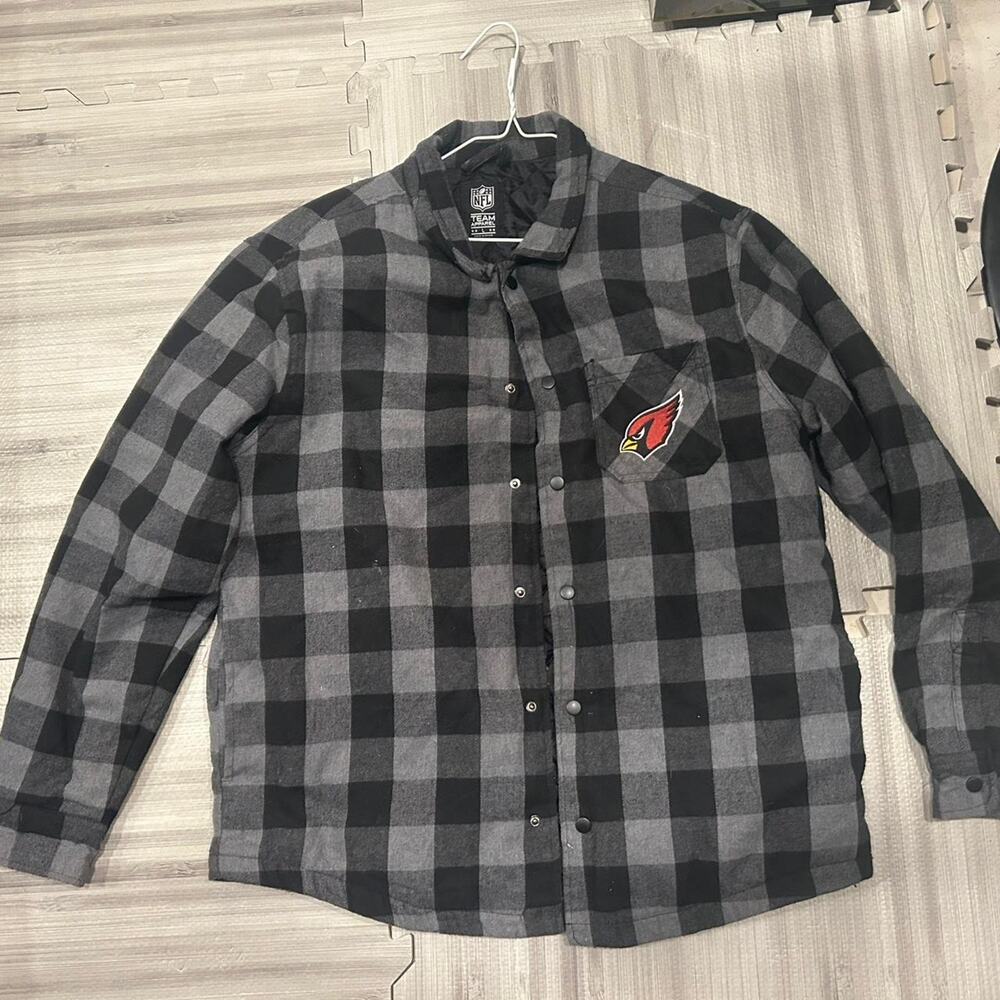 Nfl arizona cardinals plaid flannel